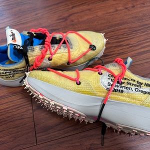 Nike vapor street off white sneakers  “tour yellow”